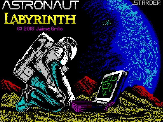 Astron title screen for ZX Spectrum